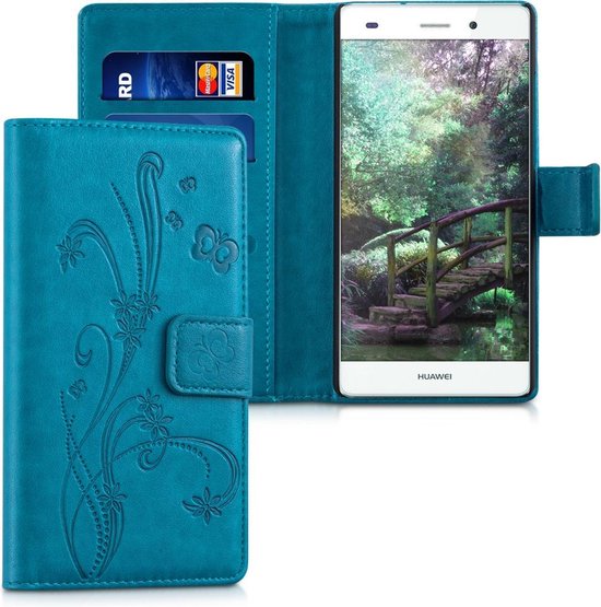 étui pour téléphone kwmobile pour Huawei P8 Lite (2015) - Étui avec  porte-cartes en... | bol.com