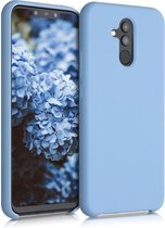 kwmobile telefoonhoesje voor Huawei Mate 20 Lite - Hoesje met siliconen coating - Smartphone case in duifblauw