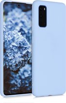 kwmobile telefoonhoesje geschikt voor Samsung Galaxy S20 - Hoesje voor smartphone - Back cover in mat lichtblauw