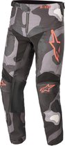 Alpinestars Youth Racer Tactical Gray Camo Red Fluo Motorcycle Pants 28