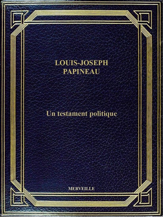 Un Testament Politique - cover