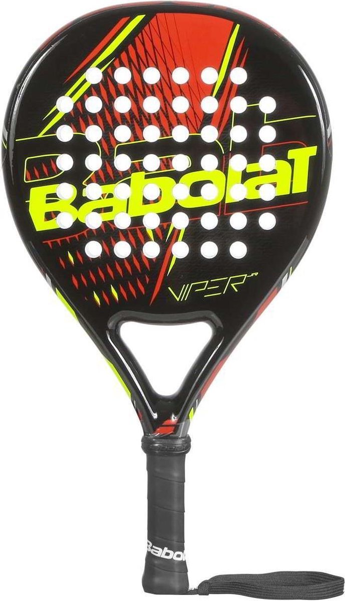 Babolat Padelracket Viper Junior zwart rood geel bol