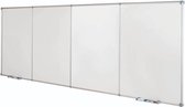 Whiteboard MAULpro, 120 x 90 cm, gelakt staal, basis, 2 stuks