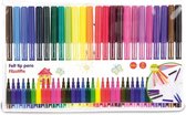 Lifetime kids viltstiften Set heldere kleuren in etui (24 stuks)