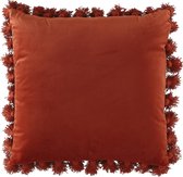 Mica Decorations Sierkussen - L45 x B45 cm - Bruin