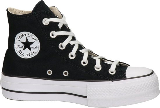 Converse Chuck Taylor All Star Lift Hi Hoge sneakers - Dames - Zwart - Maat  36 | bol.com