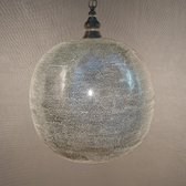 Zenza - Hanglamp - Oosterse Lamp-Ball - Filisky - XXL - Zilver