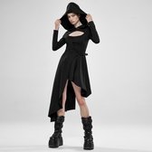Punk Rave Korte jurk -XL/XXL- Distorted Reality Zwart