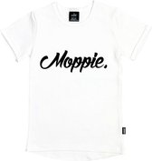 KMDB Shirtje Moppie White Meisjes Wit - Maat 134