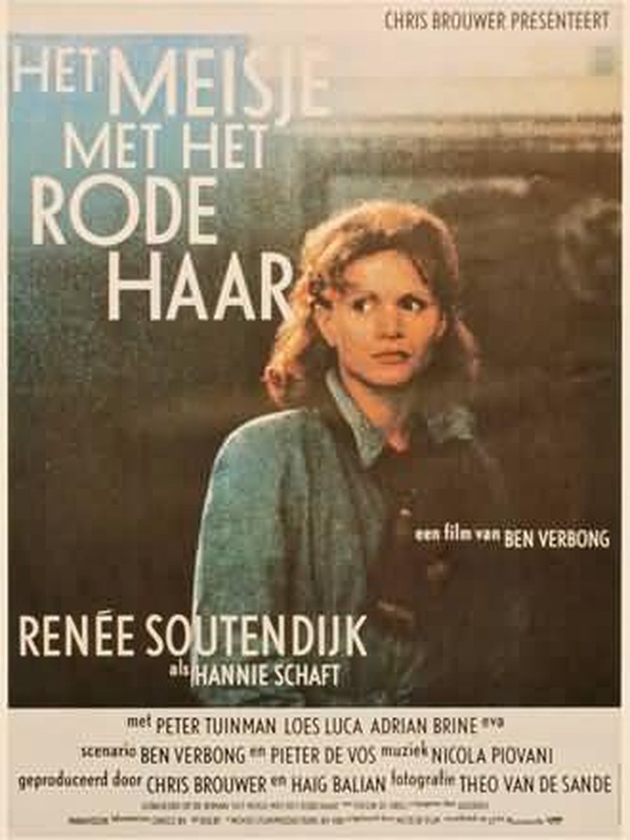 Klassieke filmposter - Het meisje met het rode haar