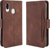 Voor ZTE Libero S10 Wallet Style Skin Feel Calf Pattern Leather Case, met aparte kaartsleuf (bruin)