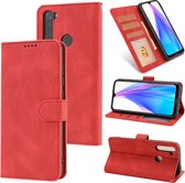 Voor Xiaomi Redmi Note 8T Fantasy Klassiek Huidgevoel Kalfsleer Textuur Magnetische gesp Horizontale Flip PU lederen tas met houder & kaartsleuf & portemonnee (rood)