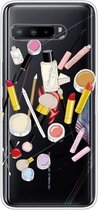 Voor Asus ROG Phone 3 ZS661KS schokbestendig geverfd transparant TPU beschermhoes (cosmetisch)
