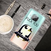Voor Xiaomi Mi 10T Lite 5G Gekleurde tekening Clear TPU-beschermhoesjes (Penguin)