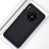 Voor Huawei Mate 30 Pro schokbestendige stoffen textuur PC + TPU beschermhoes (zwart)