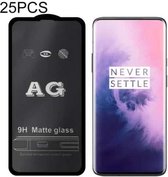 25 STKS AG Matte Frosted Full Cover Gehard Glasfolie Voor OnePlus 6
