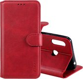 Voor Samsung Galaxy A70e ENKAY Hat-Prince horizontale flip lederen tas met houder & kaartsleuven en portemonnee (rood)