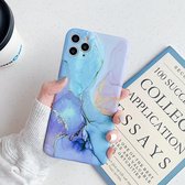 Voor iPhone 11 Frosted Marble Pattern Shockproof TPU Case (Ancient Characteristics)