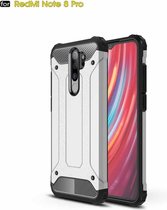 Voor Xiaomi Redmi Note 8 Pro Magic Armor TPU + pc-combinatiebehuizing (zilver)