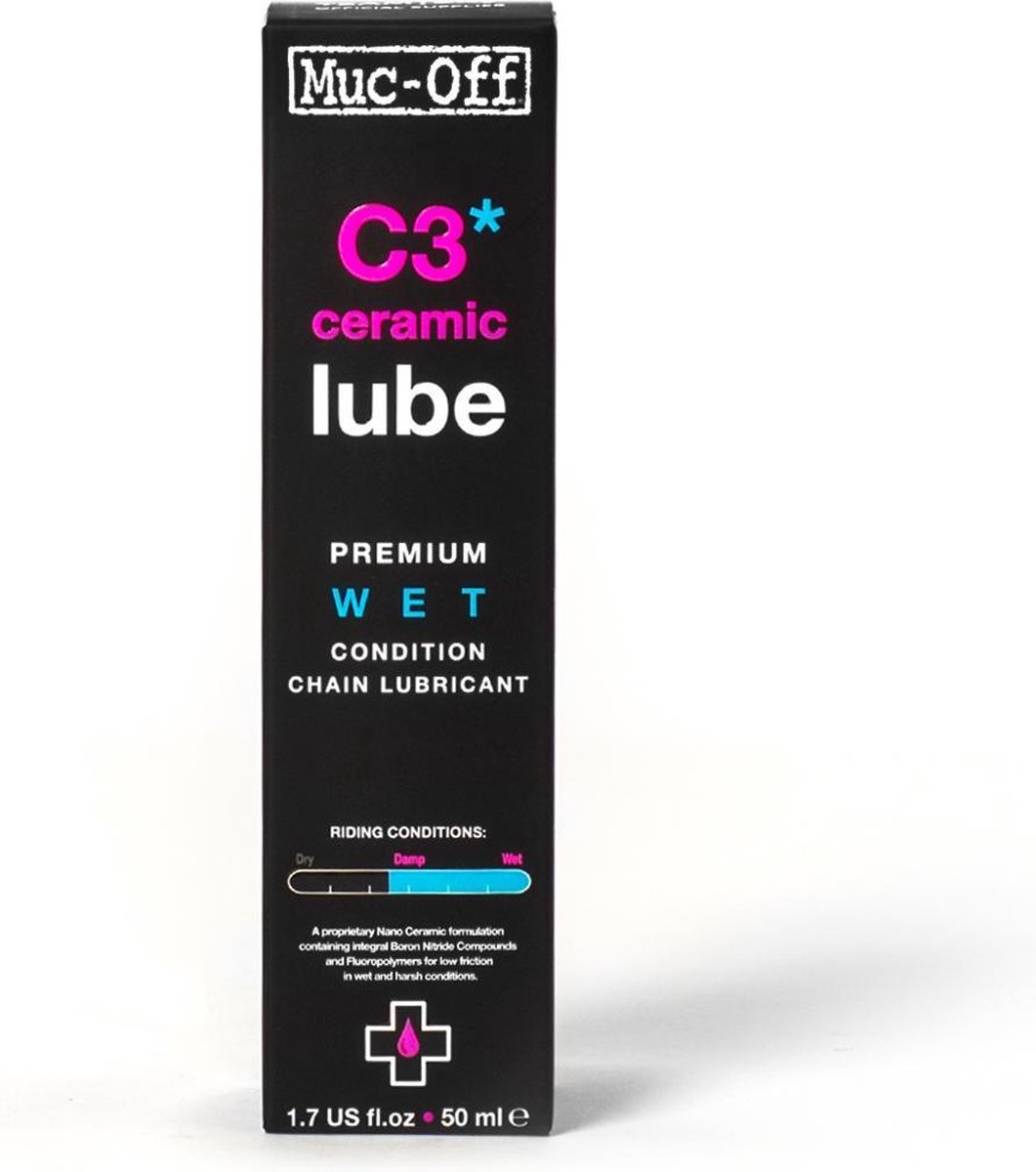 Muc-Off Wet Lube C3 Kettingolie Ceramic 50ML