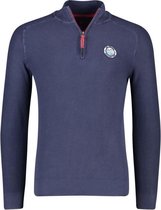 Pullover Half-Zip Percy Navy Blauw (21AN403 - 281)