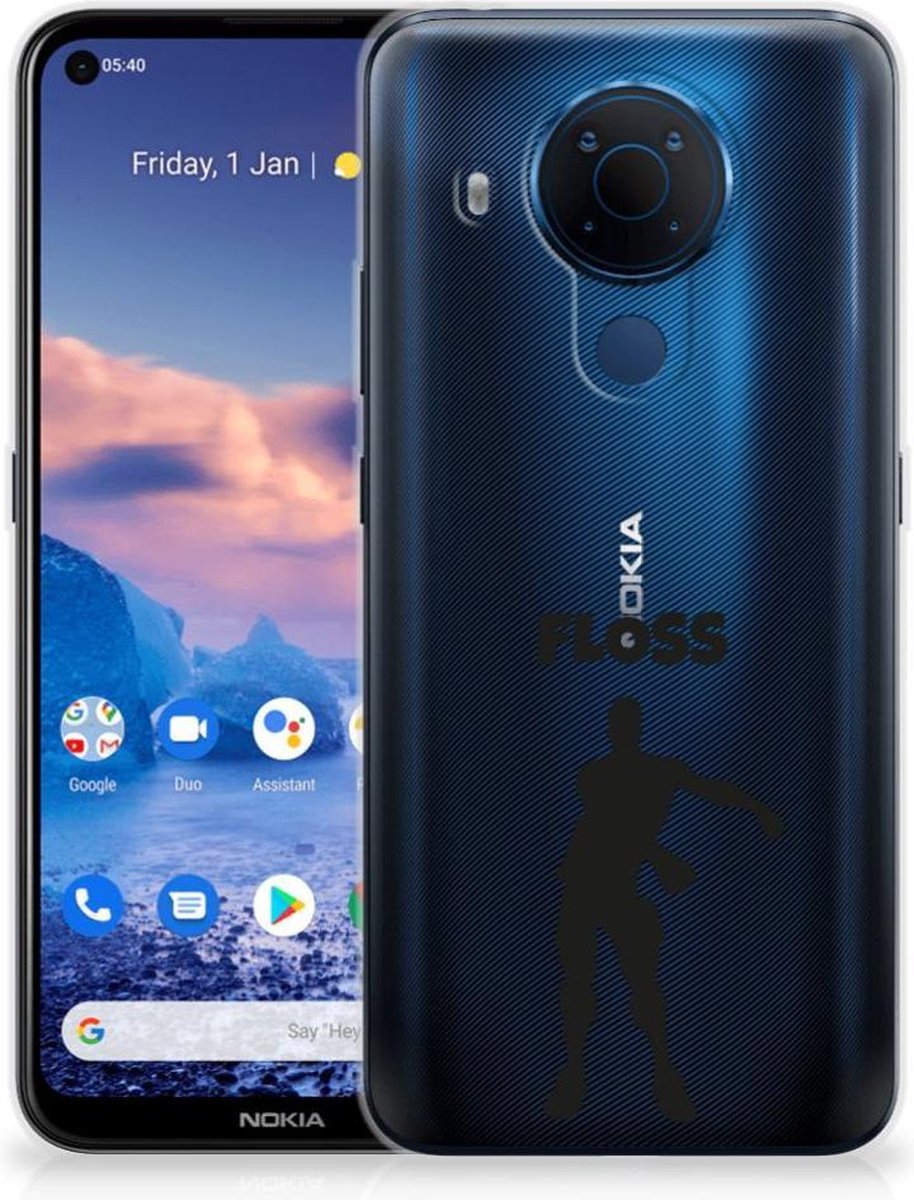 Nokia 5.4 Telefoonhoesje met Naam Floss