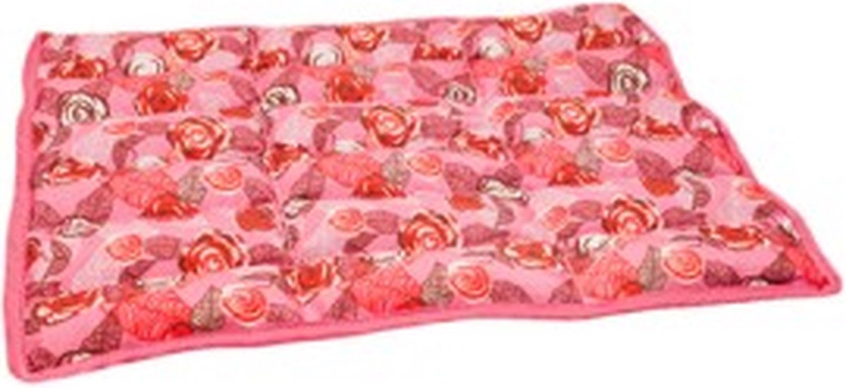 Bol.com Aqua Coolkeeper Koelmat - 100x90 cm - Rozen - XXL aanbieding
