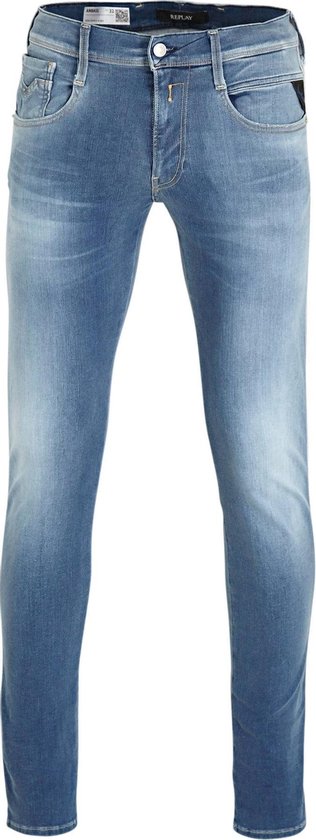 Replay Heren Hyperflex jeans Blauw maat 33/36