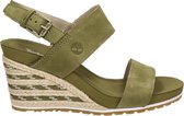 Timberland Capri Sunset sandalen met sleehak groen - Maat 39