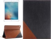 Horizontale leren flip case in boekstijl met houder en kaartsleuven en portemonnee voor iPad Pro 9,7 inch (grijs)