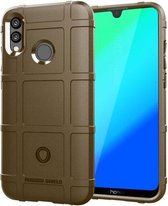 Volledige dekking schokbestendig TPU-hoesje voor Huawei Honor 10 Lite (bruin)