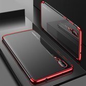 CAFELE Ultradunne galvaniserende zachte TPU-hoes voor Huawei P20 Pro (rood)