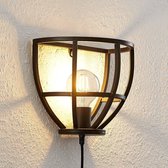 Lindby - wandlamp - 1licht - metaal - H: 22.5 cm - E27
