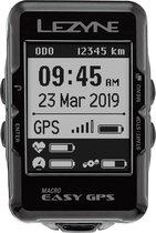Lezyne Macro Easy GPS Fietscomputer - Black/Zwart
