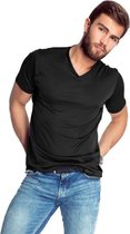 Mewa- T-shirt- Caro- vegan zijde- zwart XL