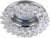 Spot Armatuur GU10  - Trinon Dilomy - Inbouw Rond - Glans Chroom - Aluminium - Ø90mm