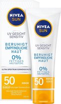 NIVEA SUN Zonnecrème Gezicht Gevoelig SPF 50, 50 ml