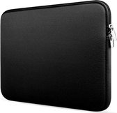 Laptop sleeve 15.6-inch Spatwater bestendig laptoptas - Dubbele Ritssluiting - Soft Touch - Laptophoes - Extra bescherming (Zwart)