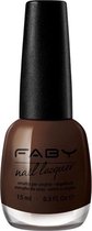 Faby Nagellak Earthy Pleasure Dames 15 Ml Vegan Kastanjebruin