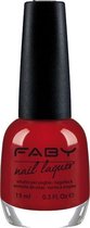 Faby ​​​​​​​nagellak Red Carpet Dames 15 Ml Vegan Rood
