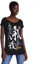 Disney Mulan Dames Tshirt -XL- Bold Spirit Zwart