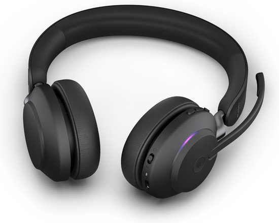 Jabra Evolve2 65 MS Stereo - Bluetooth Headset - op oor - draadloos - USB -  noise... | bol.com