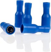 Alca Kabelschoentjes - Blauw - Rond 5,0mm - Volledig geïsoleerd - 10 stuks