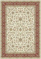 Vloerkleed Vivace Farshian Hereke - Ivoor/ Rood - Vintage Tapijt - 230x160 cm - (20851)