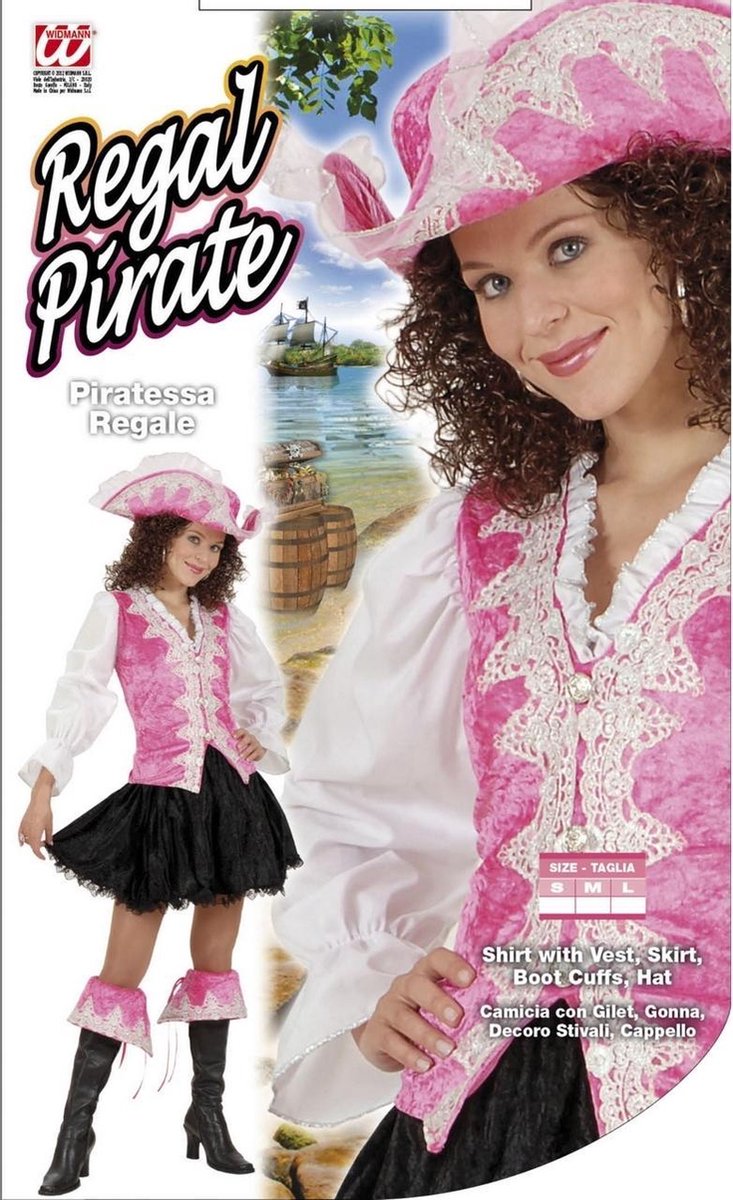 Deguisement Femme Voyage W WIDMANN MILANO Party Fashion - Costume Années 70 Style Disco