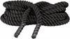 Sportec battle rope - 9 meter - zwart