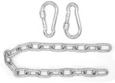 230kg Ophangketting met Karabijnhaken - 50cm Ophanging - Ketting voor Schommel Hangstoel Hangmat