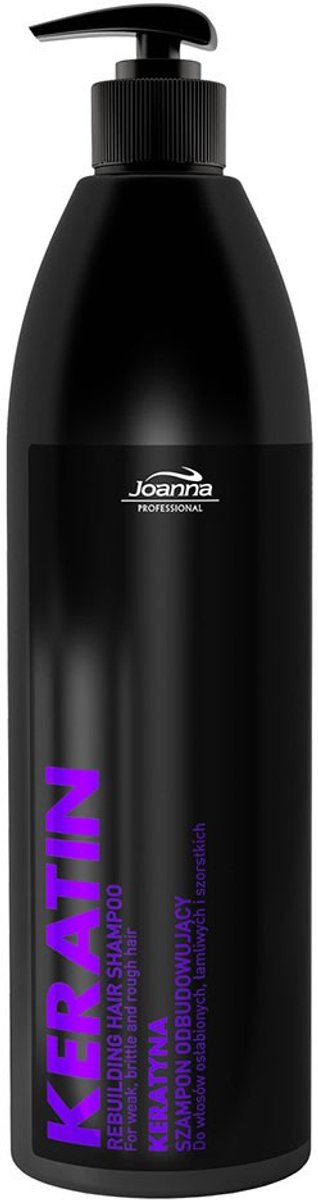 Joanna Professional - Keratin Rebuilding Hair Shampoo For Hair Weakened From Keratin 1000Ml
