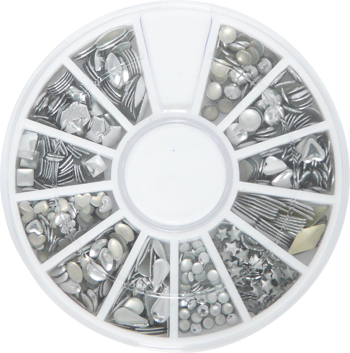 Goedkoopste Carrousel nagel studs ZILVER