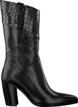 Santoni Dames Laarzen Zwart led gesp ingeb slee laars | Van den Assem
